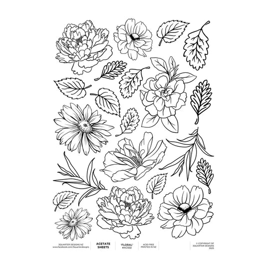 3 Quarter Designs - Girls Weekend Acetate Sheet