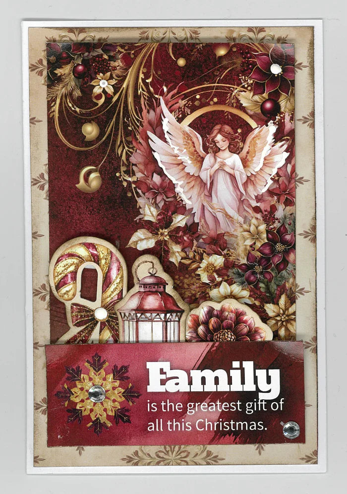 3 Quarter Designs - Sugarplum Wreath 6x4 Card Pack