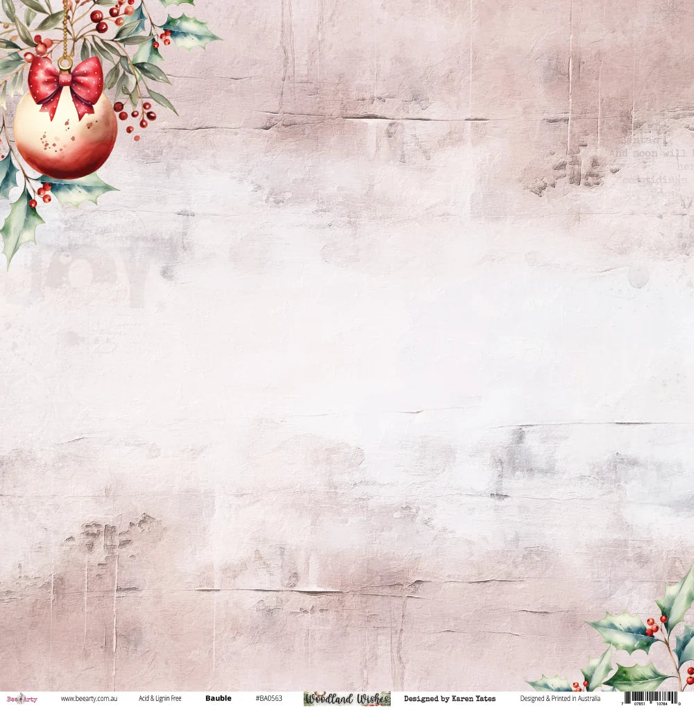 Bee Arty - Woodland Wishes - Mini collection Paper Pack 12"x12"