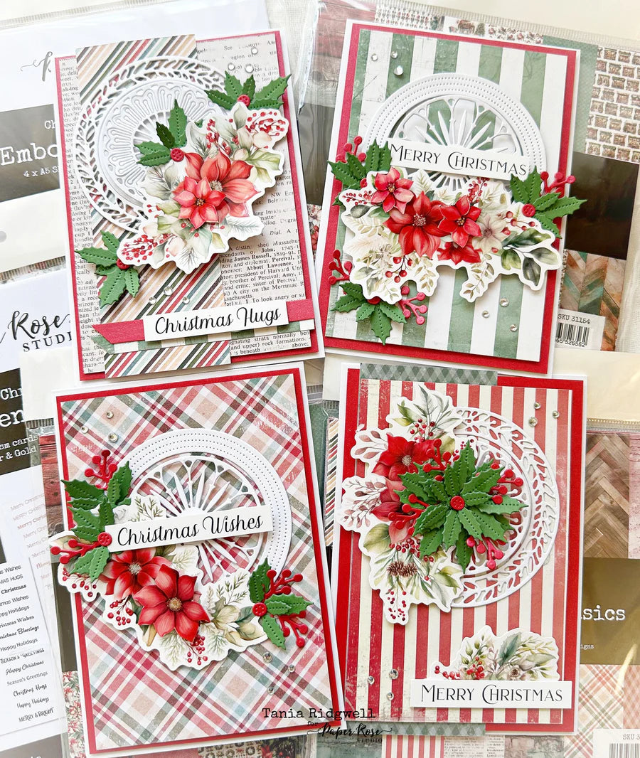 Paper Rose - Christmas Time Basics  12 x 12 Paper Collection