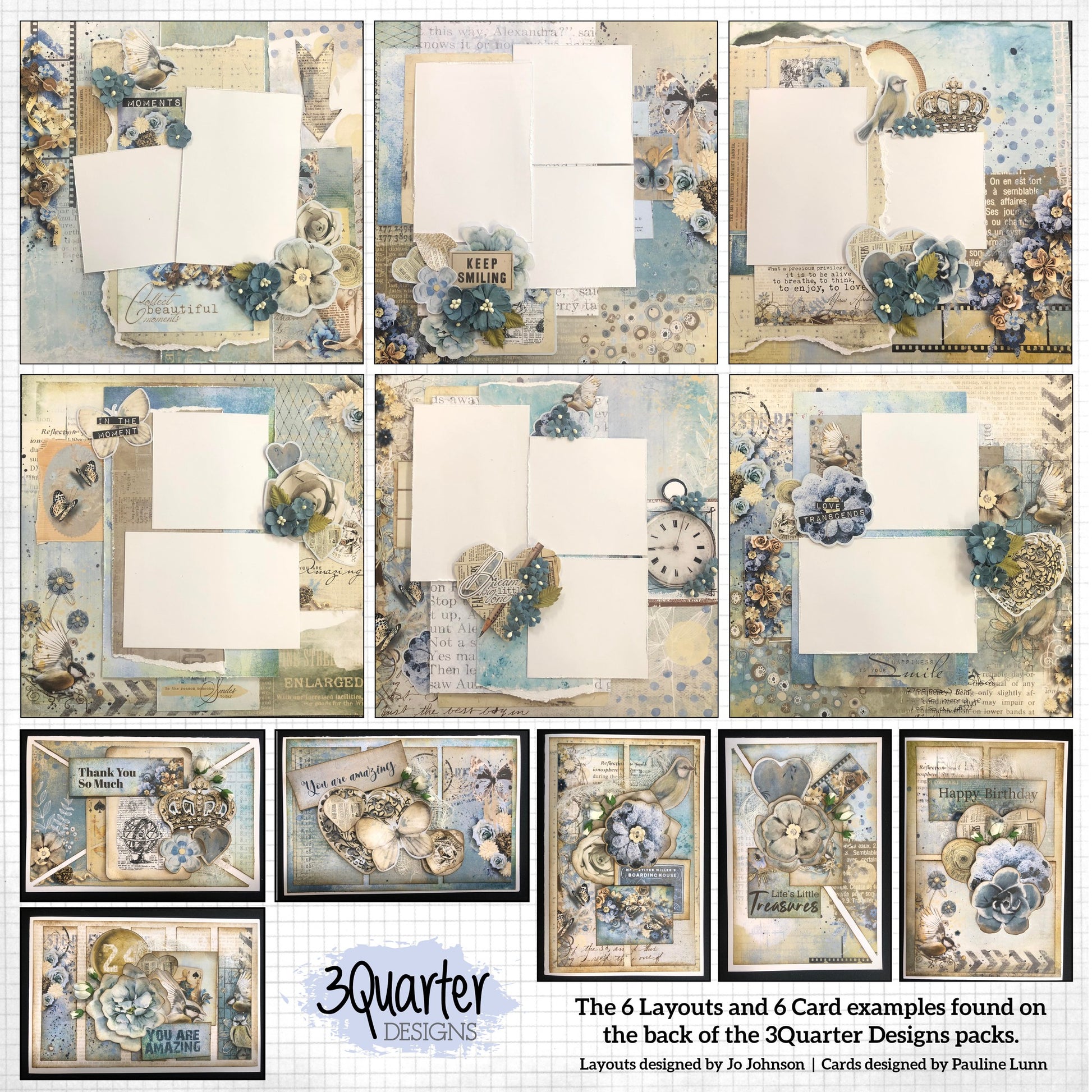 3 Quarter Designs - Melancoly Era  Collection Kit & Diecuts Set
