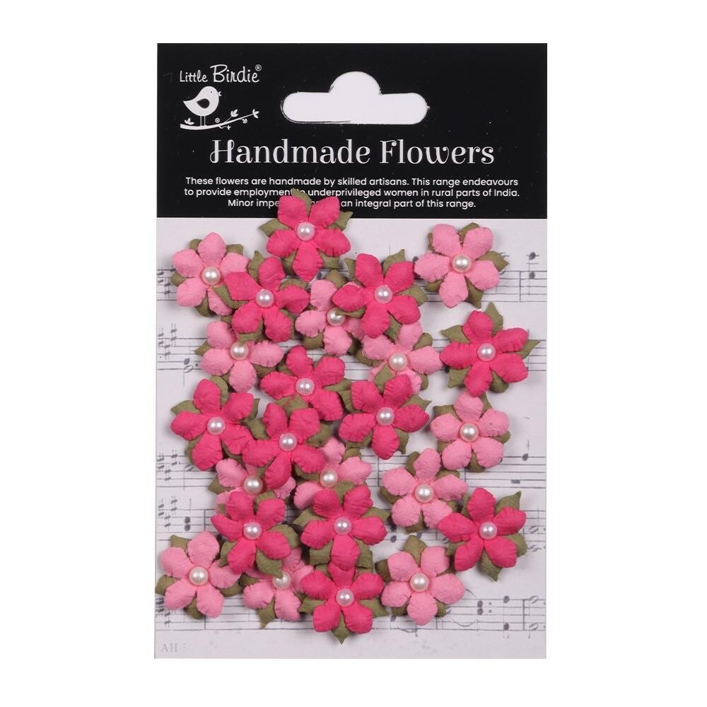 Little Birdie - Handmade Flowers Elira Precious Pink
