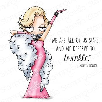 Stamping Bella -  Cling Stamps - Oddball Marilyn