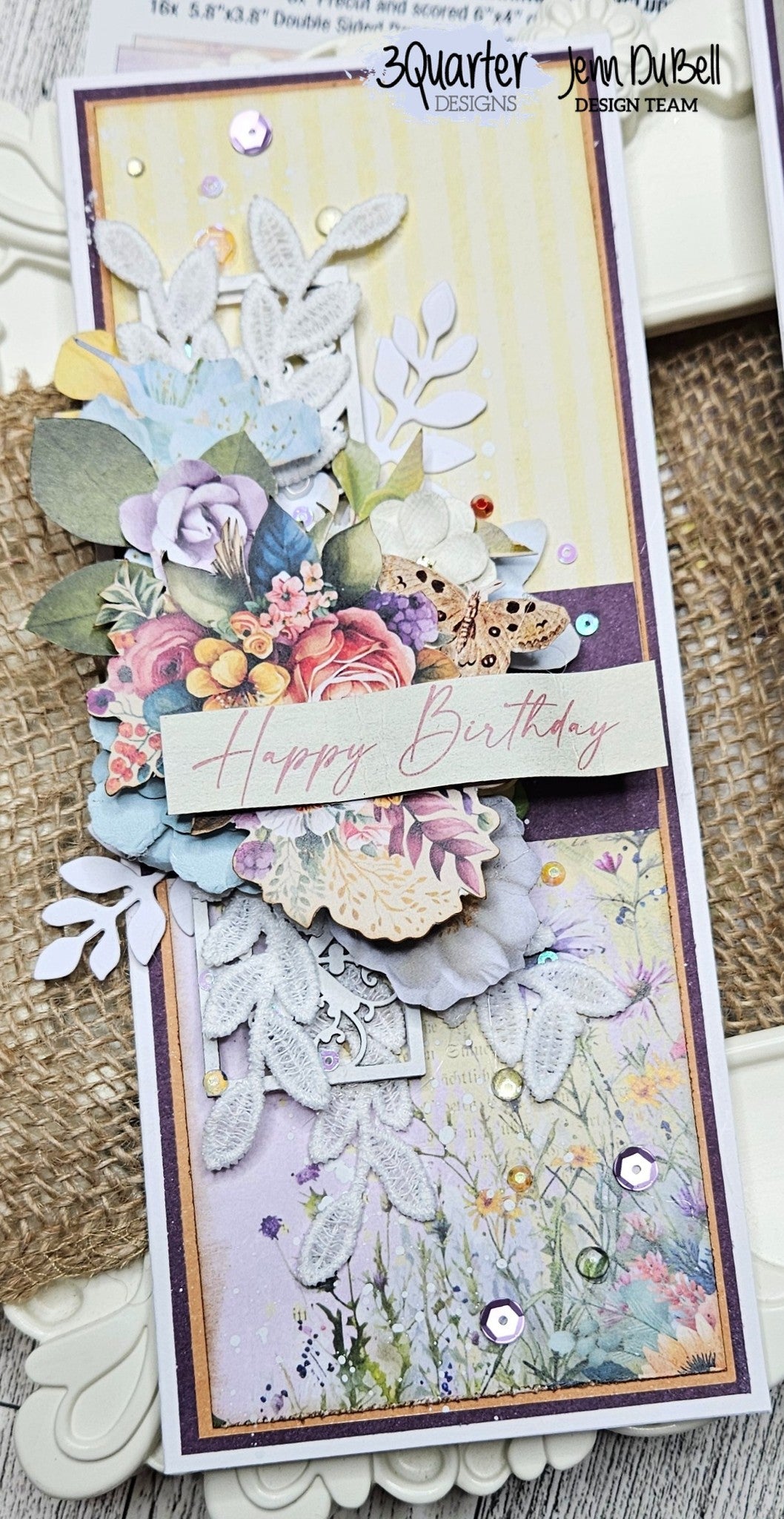 3 Quarter Designs - Heavenly Wildflowers 6x4 Card Pack