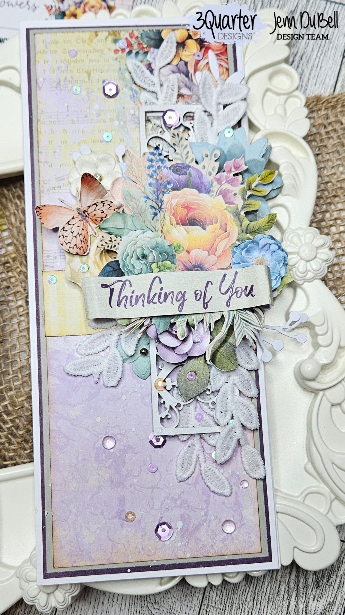 3 Quarter Designs -Heavenly Wildflowers 6x4 Card Pack