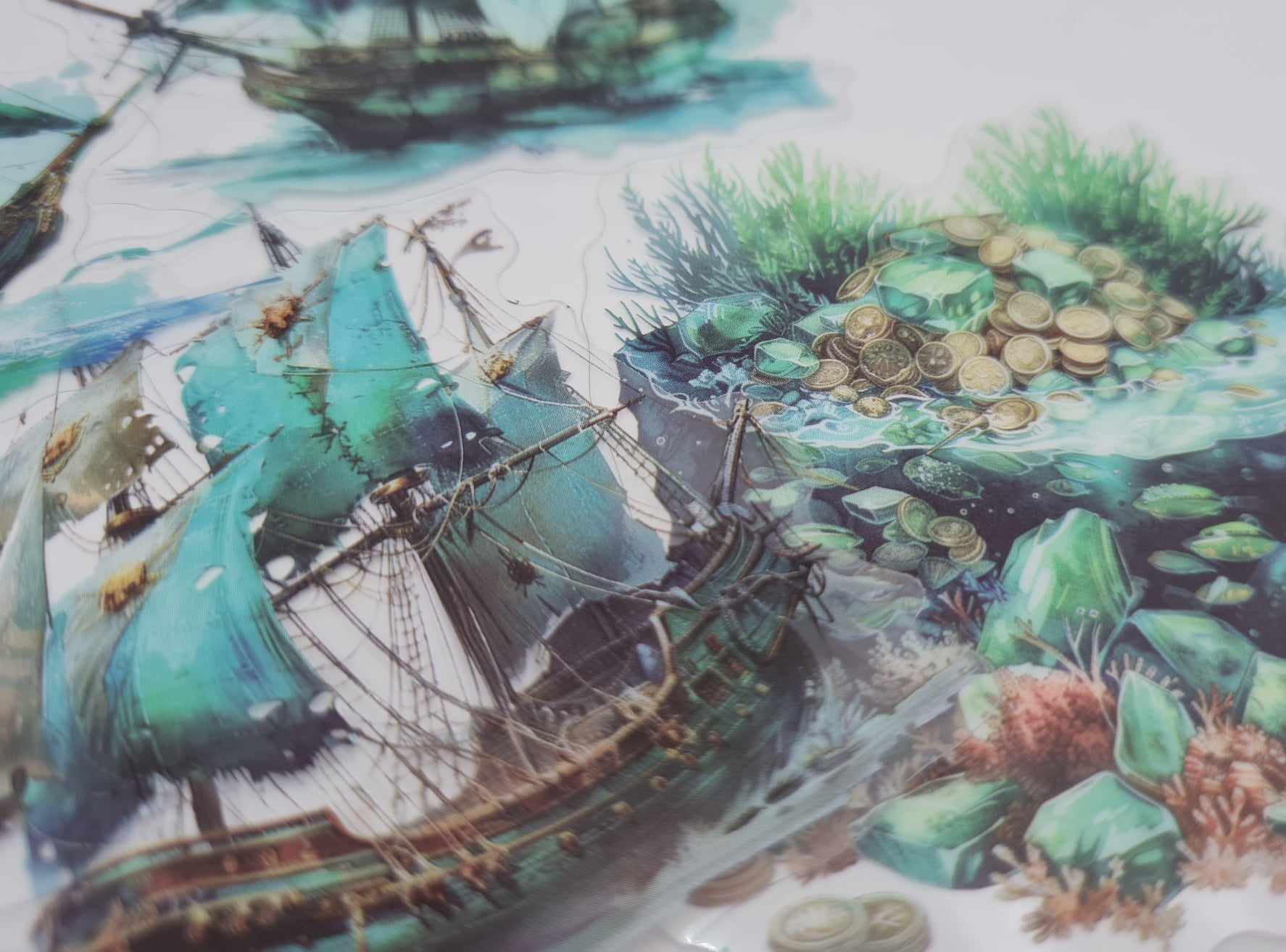 Song Of The Sea - Clear Stickers - Green