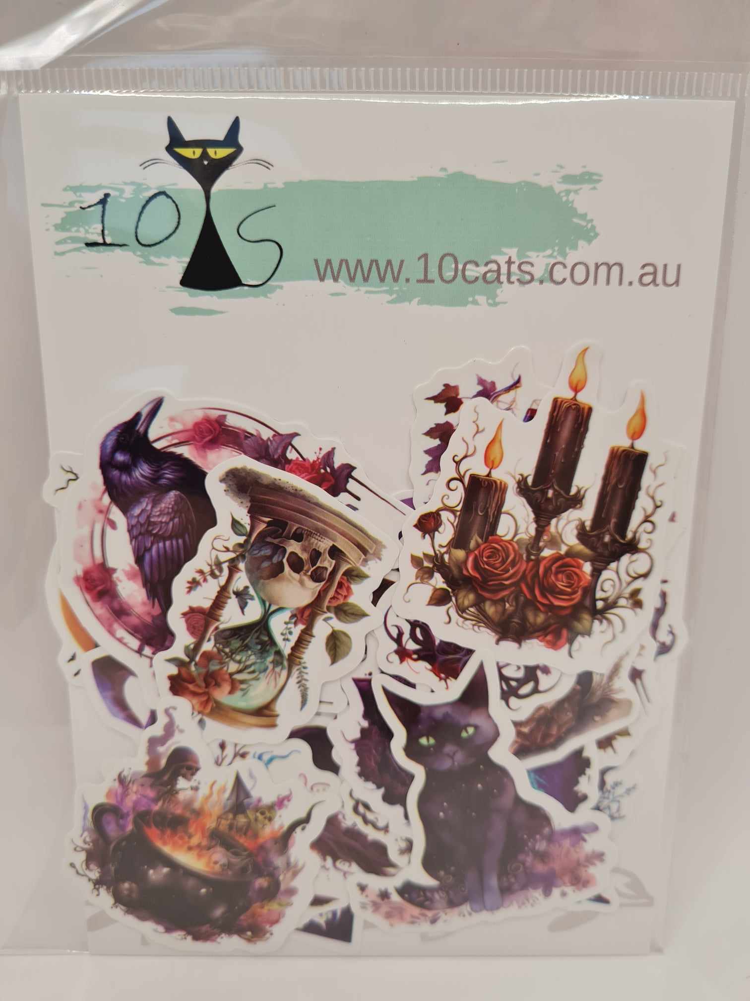 Dark Witch Stickers – 10Cats