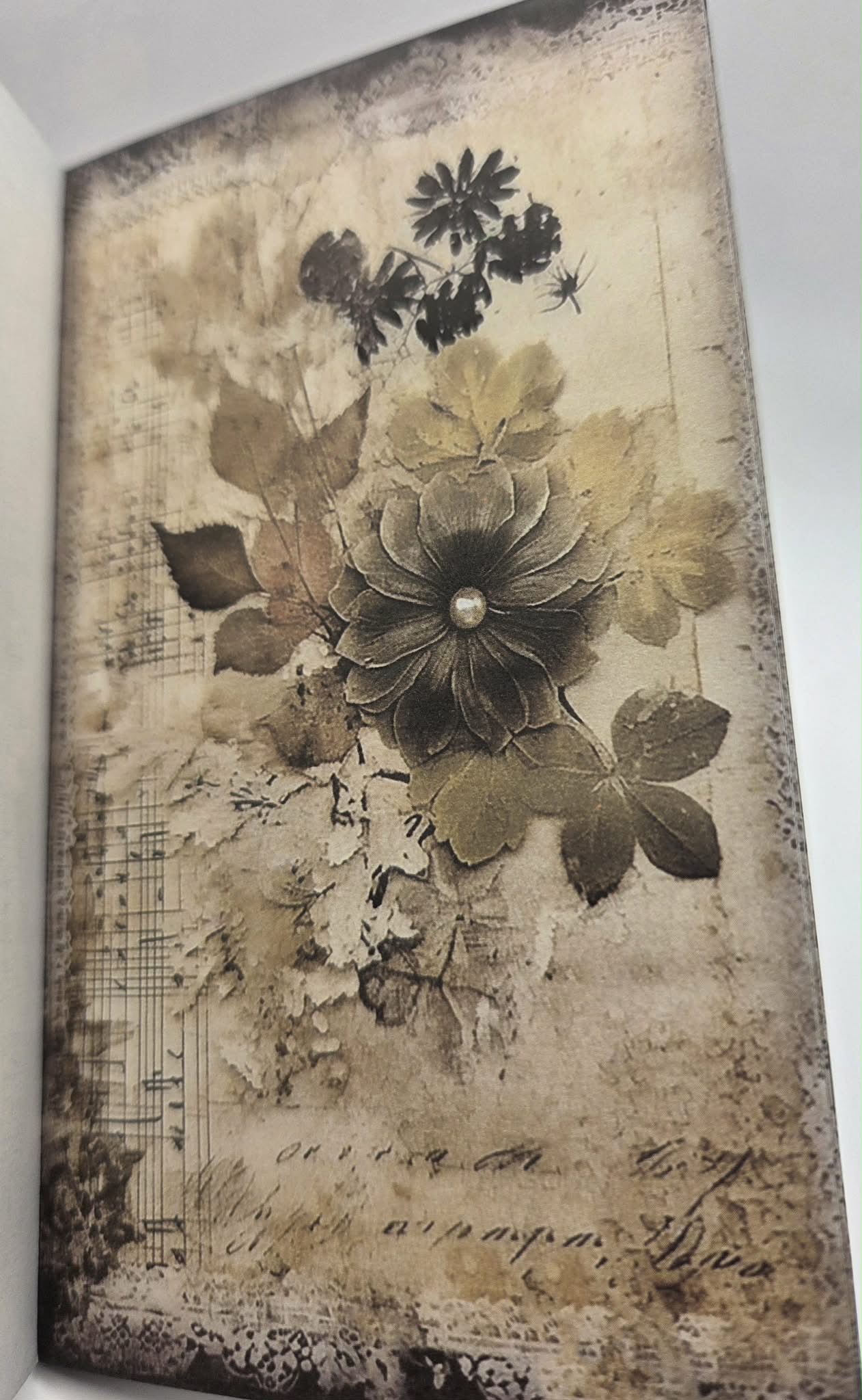 Mini Background Pad - Rustic Floral