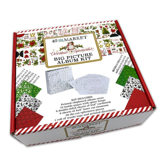 49 and Market - Big Picture Scrapbook Album Kit - Christmas Spectacular 2023
