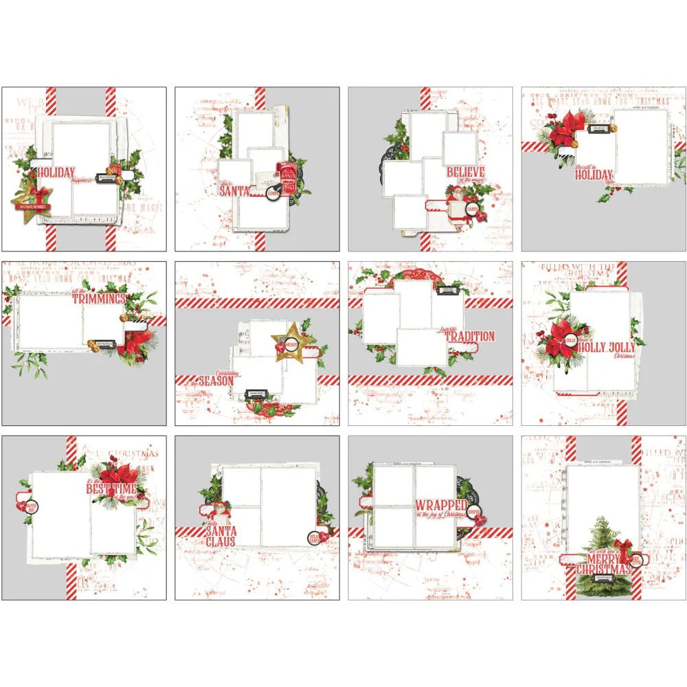 49 and Market - Big Picture Scrapbook Album Kit - Christmas Spectacular 2023