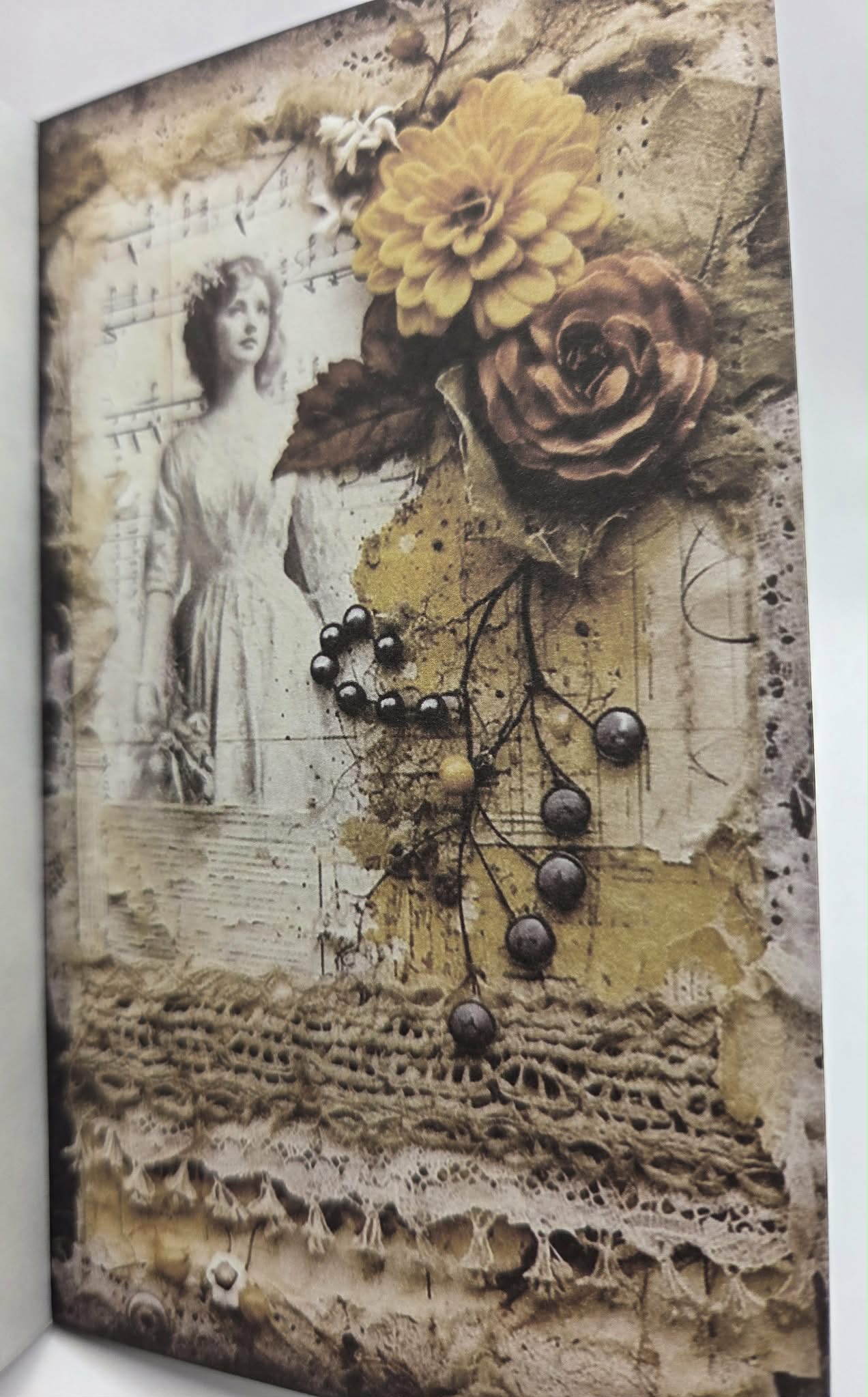 Mini Background Pad - Rustic Floral
