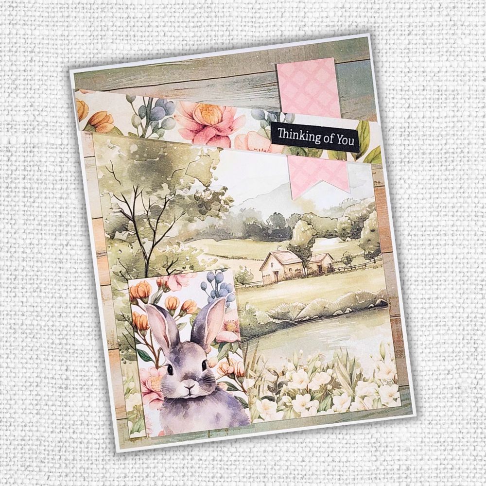 Paper Rose - Papercuts Card Making Kits - Easter Memories