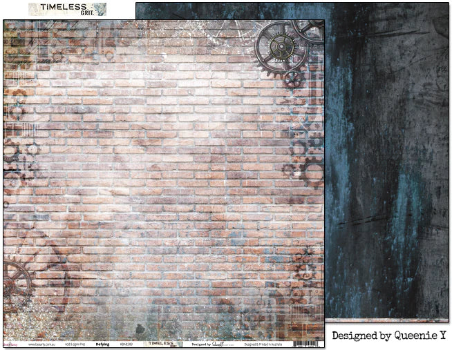 Bee Arty - Timeless Grit 12'' x 12'' Paper Packs