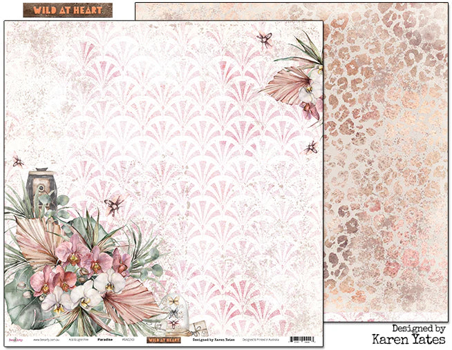 Bee Arty - Wild At Heart 12'' x 12'' Paper Packs
