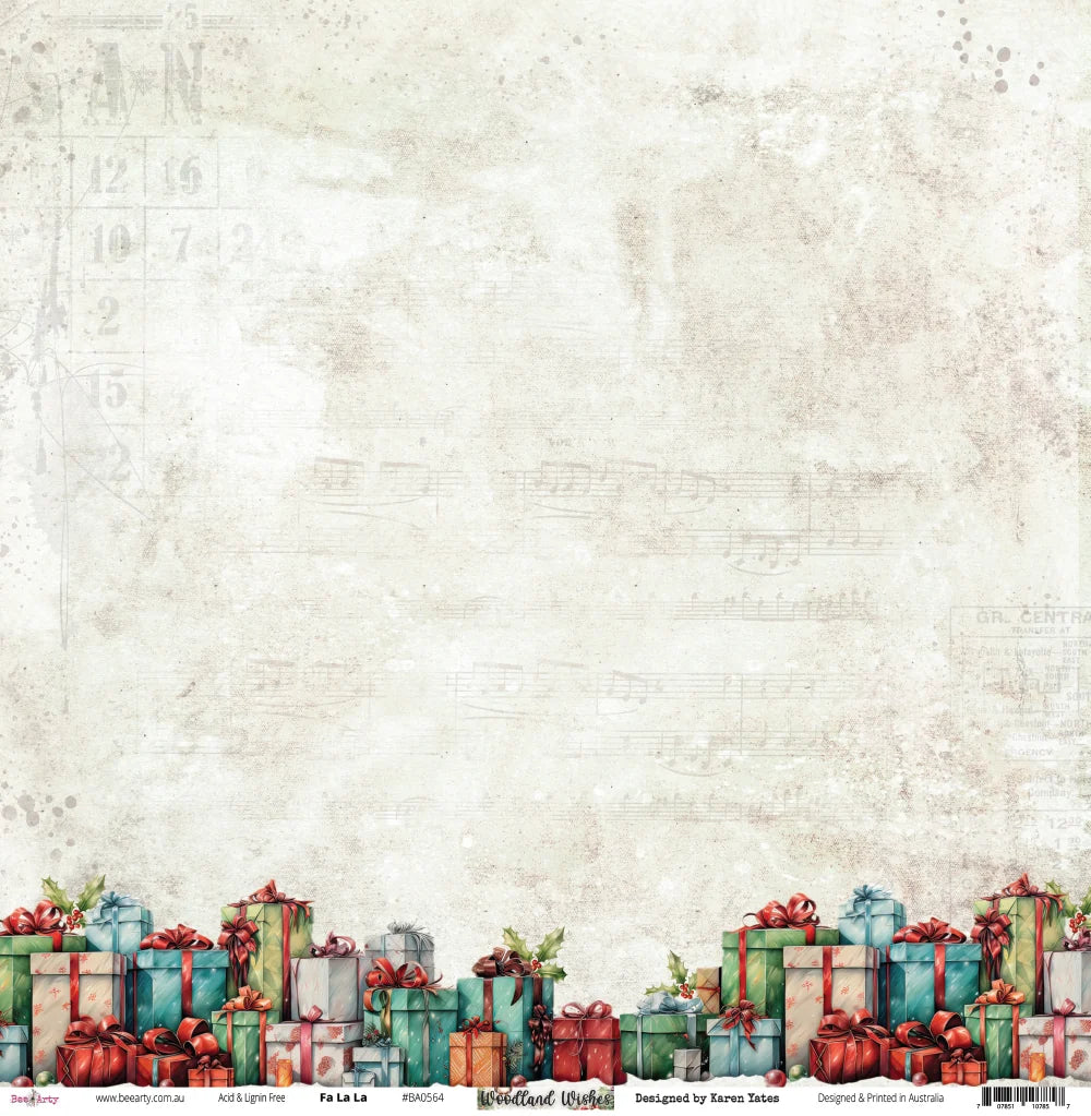 Bee Arty - Woodland Wishes - Mini collection Paper Pack 12