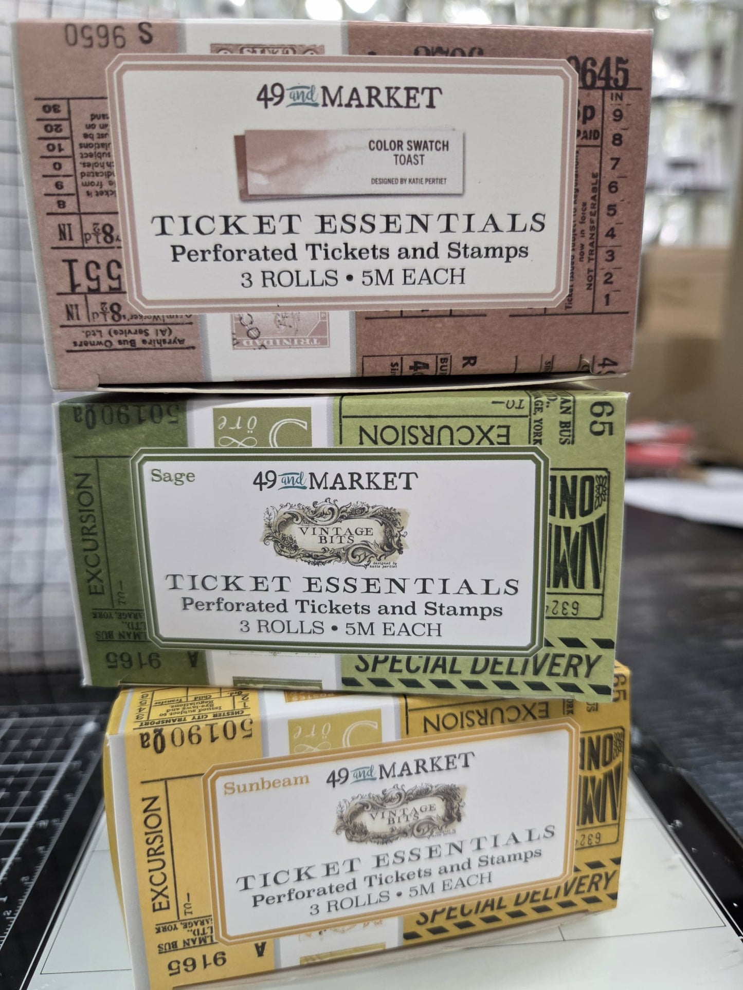 49 and Market - Ticket Essentials -Sunbeam, Toast & Sage - Mixed Packet