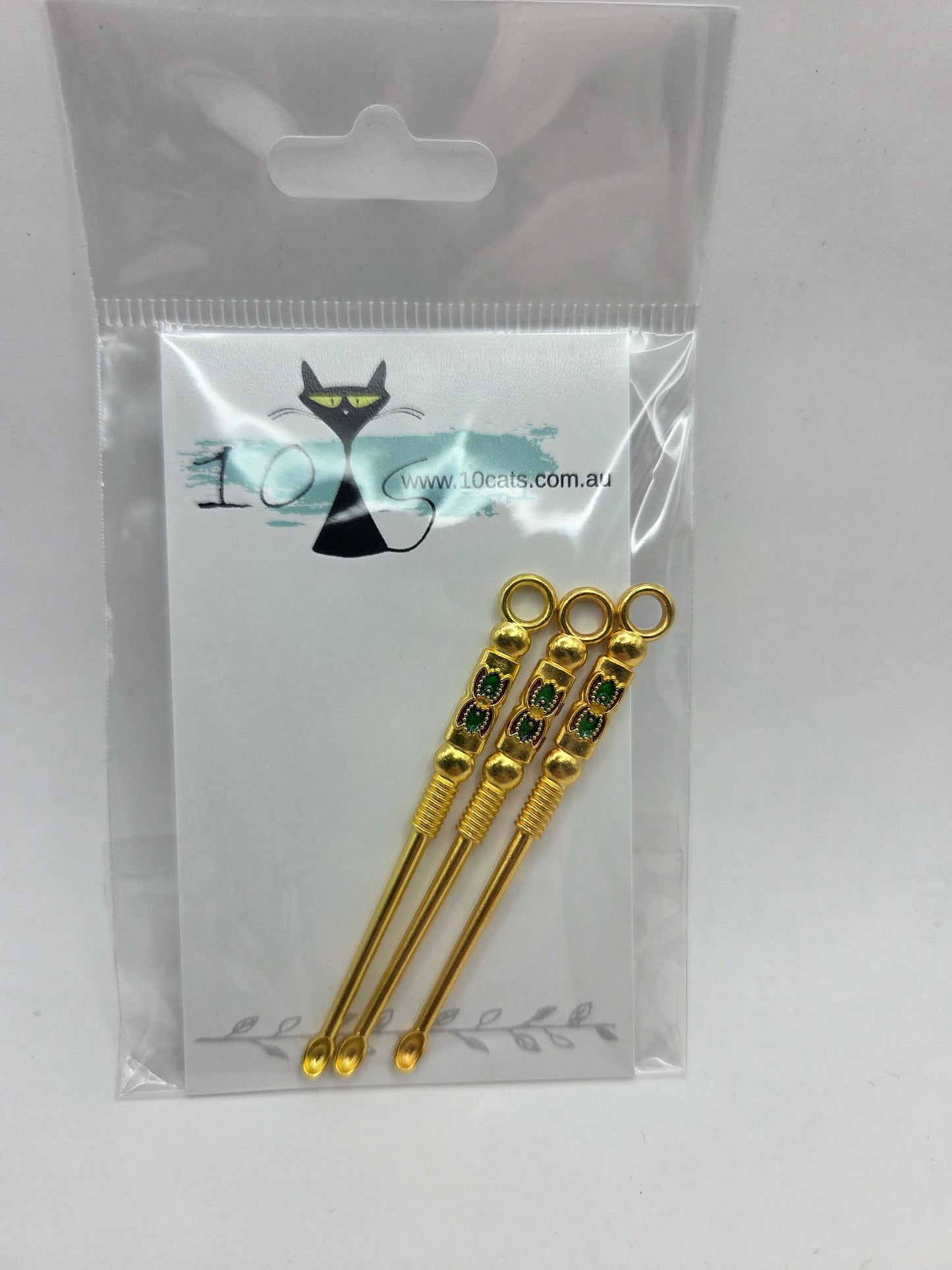 Golden Powder Scoop x 3