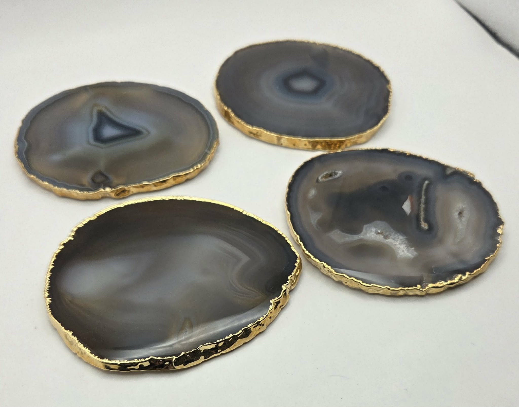 Agate Coaster - Blue