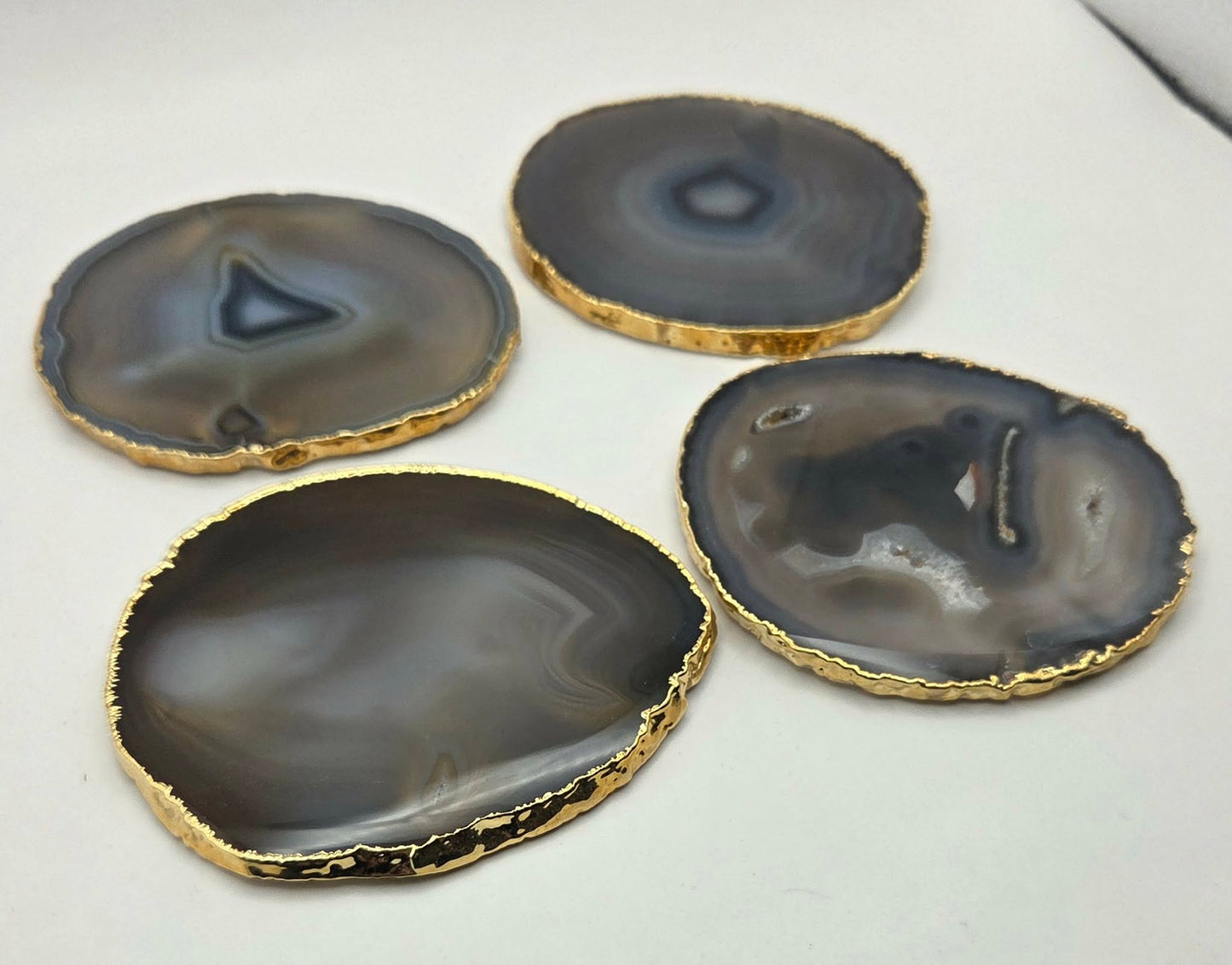 Agate Coaster - Blue
