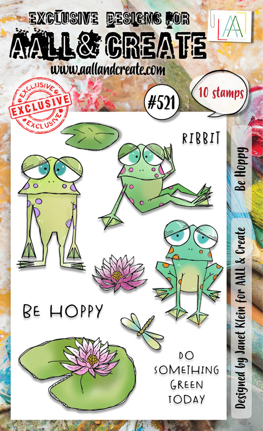 AALL & CREATE - A6 Stamps - Be Hoppy #521
