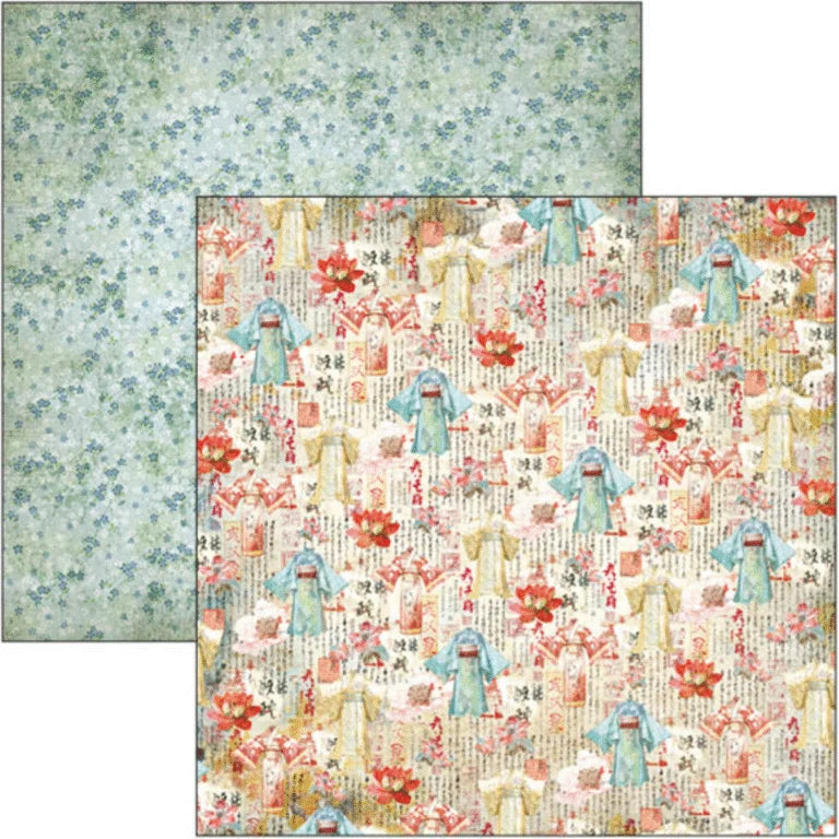 Ciao Bella - Land of the Rising Sun Patterns Pad 12″x12″ 8/Pkg