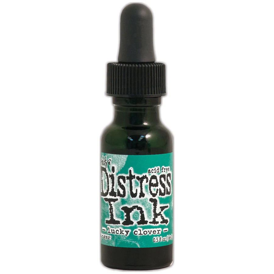 Tim Holtz Distress Ink Pad Re-Inker -  Lucky Clover