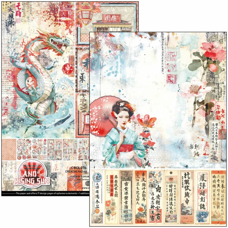 Ciao Bella - Land of the Rising Sun Creative Pad A4 9/Pkg