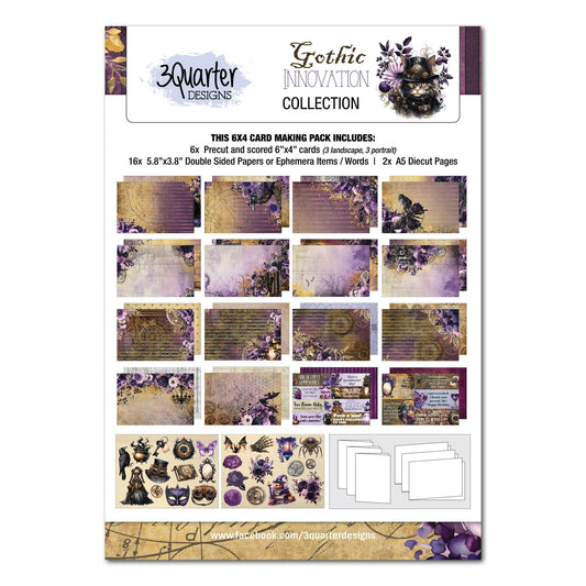 3 Quarter Designs - Gothic Innovation 6x4 Card Pack