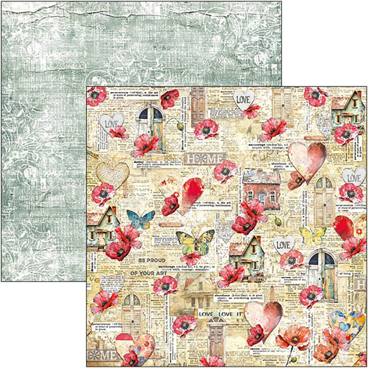 Ciao Bella -  Majestic Dream Paper Pad 8x8  12/Pkg