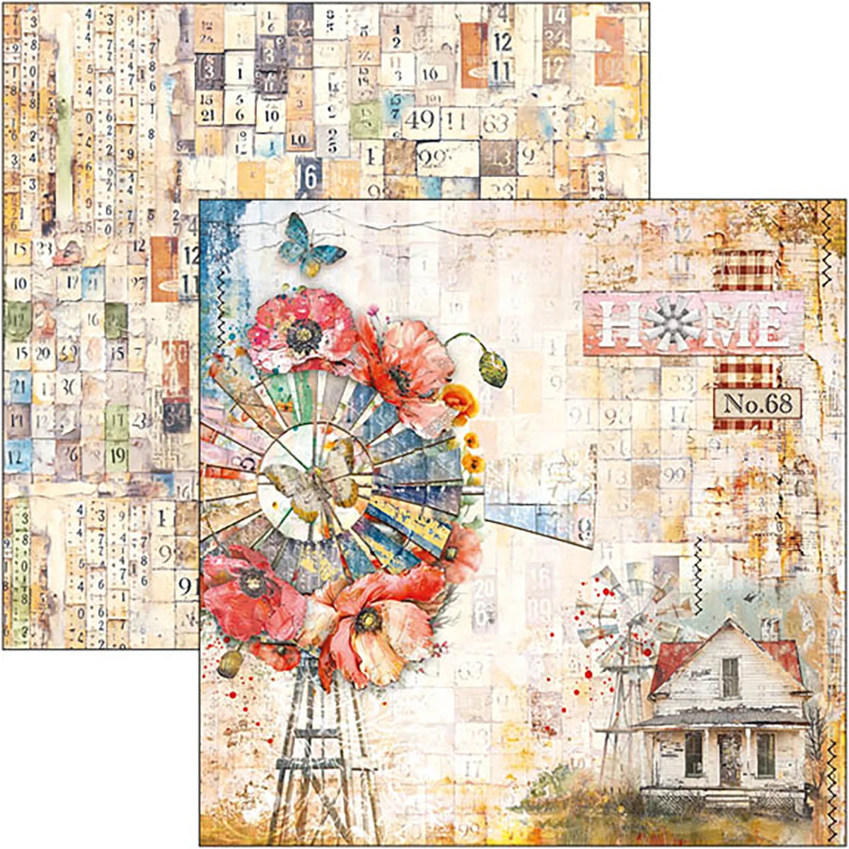 Ciao Bella -  Majestic Dream Paper Pad 8x8  12/Pkg
