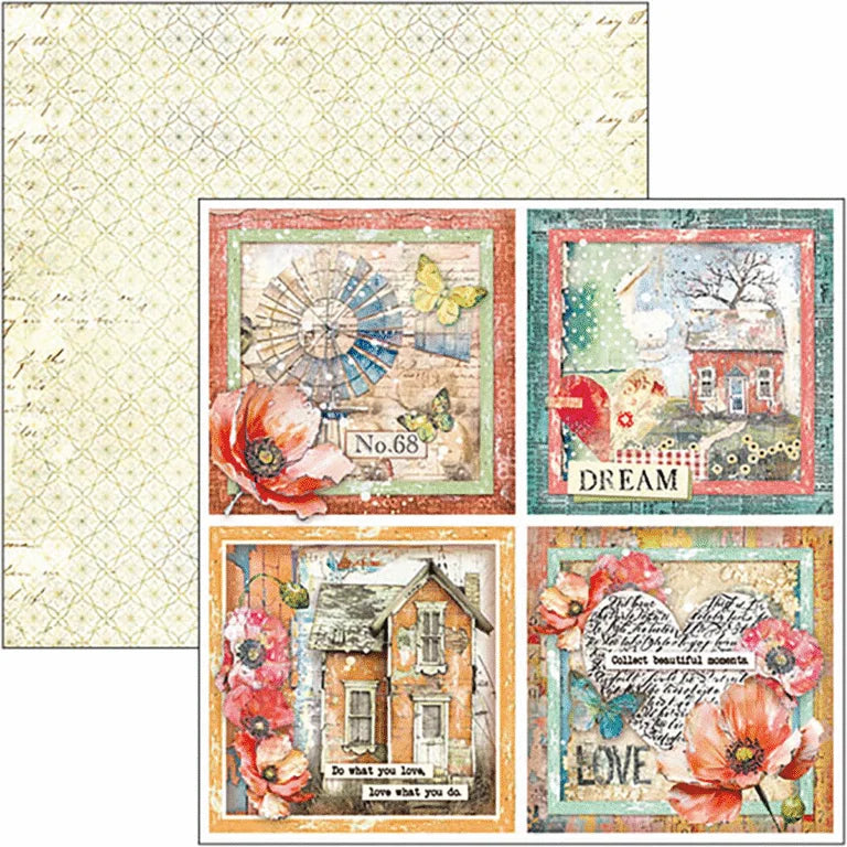 Ciao Bella - Majestic Dreams Patterns Pad 12″x12″ 8/Pkg