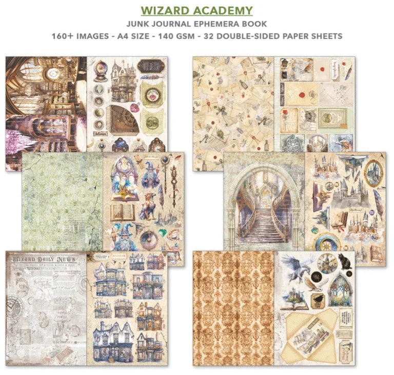 Ciao Bella - Junk Journal & Ephemera Book - Wizard Academy