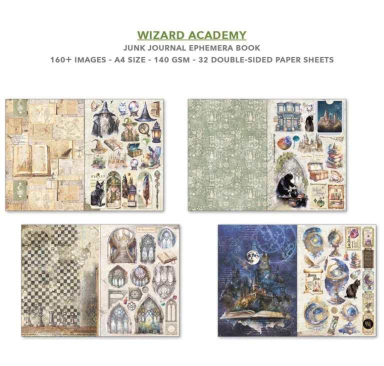 Ciao Bella - Junk Journal & Ephemera Book - Wizard Academy
