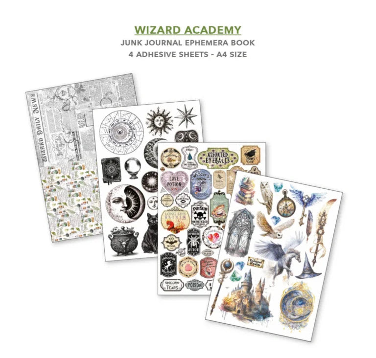 Ciao Bella - Junk Journal & Ephemera Book - Wizard Academy
