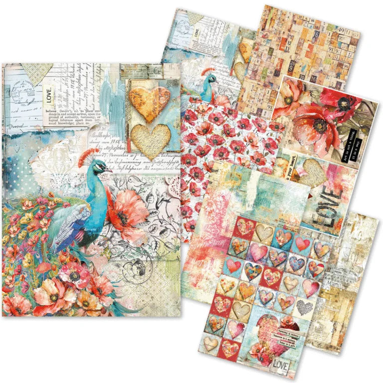 Ciao Bella - Rice Papers -A5 Set  - Majestic Dream
