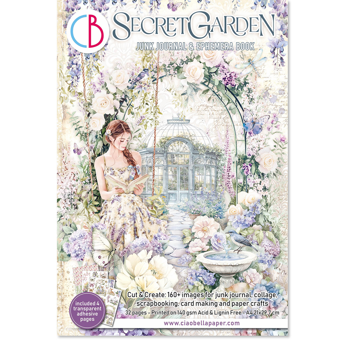 Ciao Bella - Junk Journal & Ephemera Book - Secret Garden