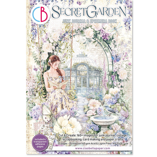 Ciao Bella - Junk Journal & Ephemera Book - Secret Garden