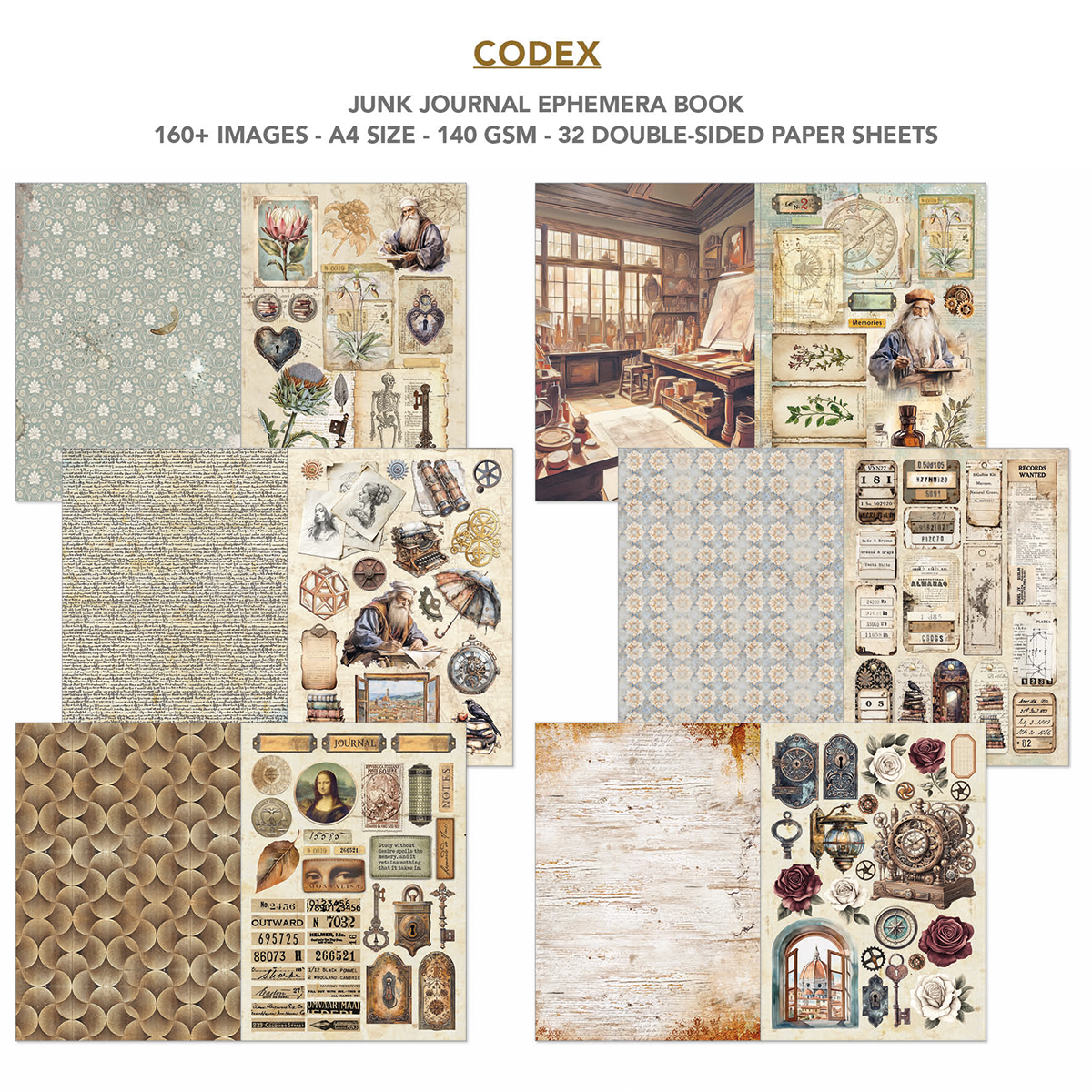 Ciao Bella - Junk Journal & Ephemera Book - Codex
