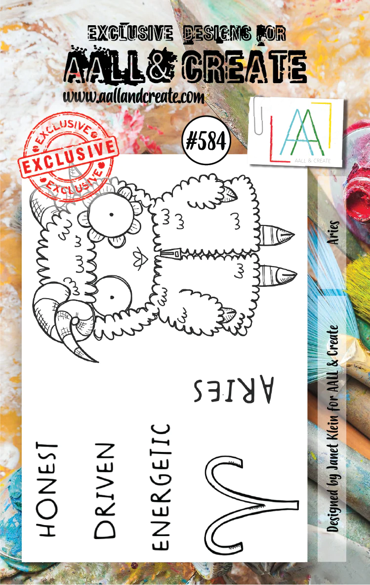 AALL & CREATE - A7 Stamps - Aries #584