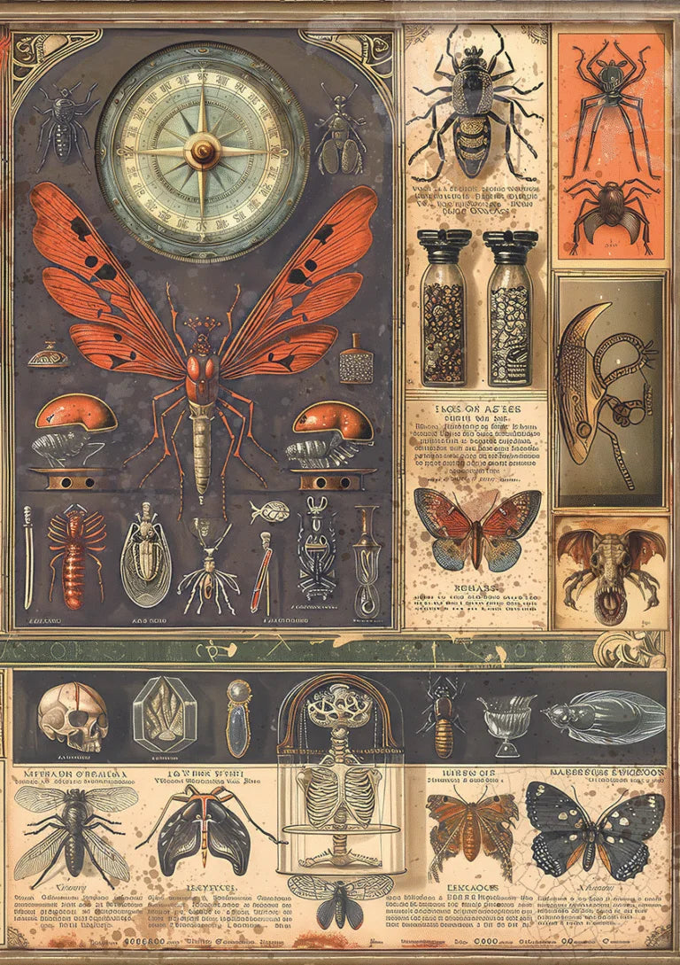 Ciao Bella - Rice Papers -A5 Set  - Cabinet Of Curiosities