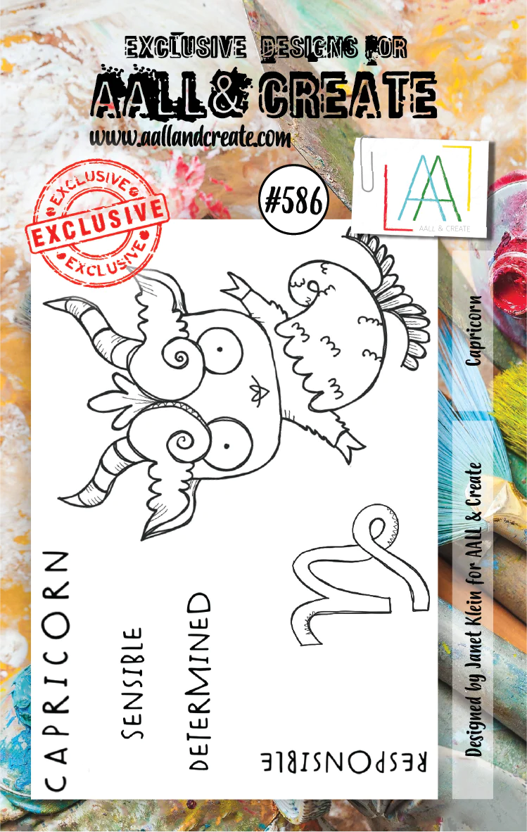 AALL & CREATE - A7 Stamps - Capricorn #586