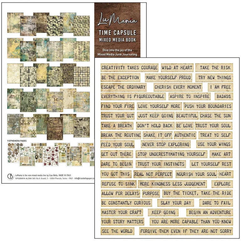 Ciao Bella - Mixed Media Book Time Capsule