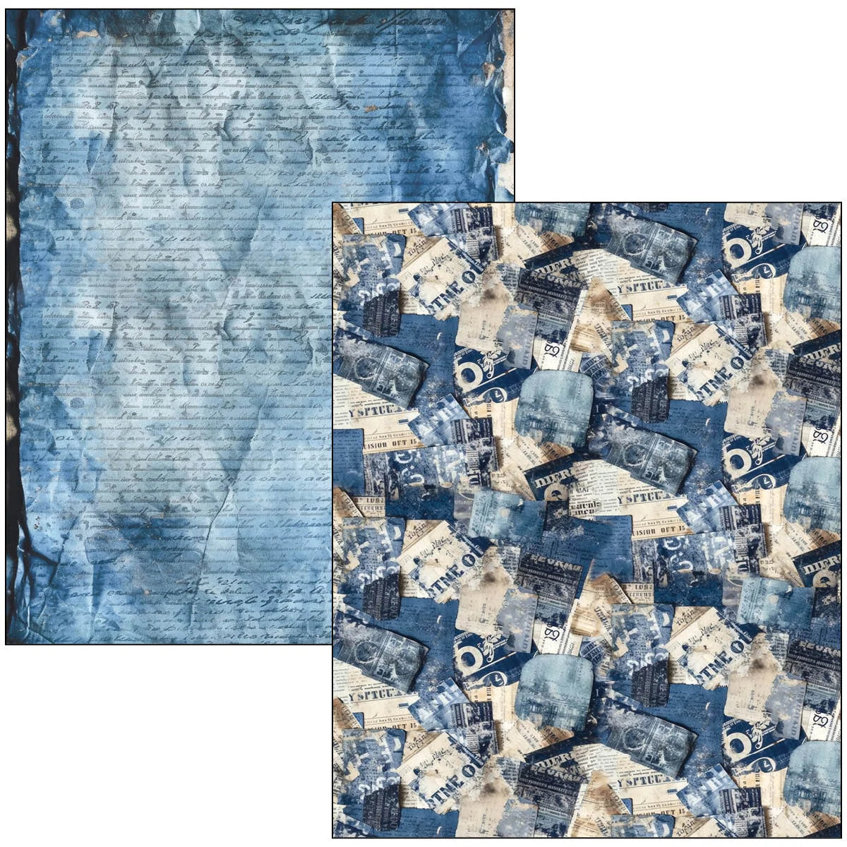 Ciao Bella -Mixed Media Book Urban Blue Denim