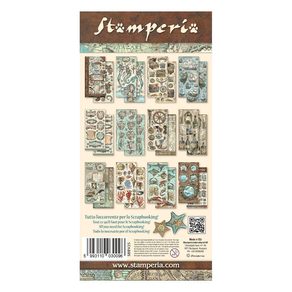 Stamperia - Collectables - Songs Of The Sea 6"x12" Pad