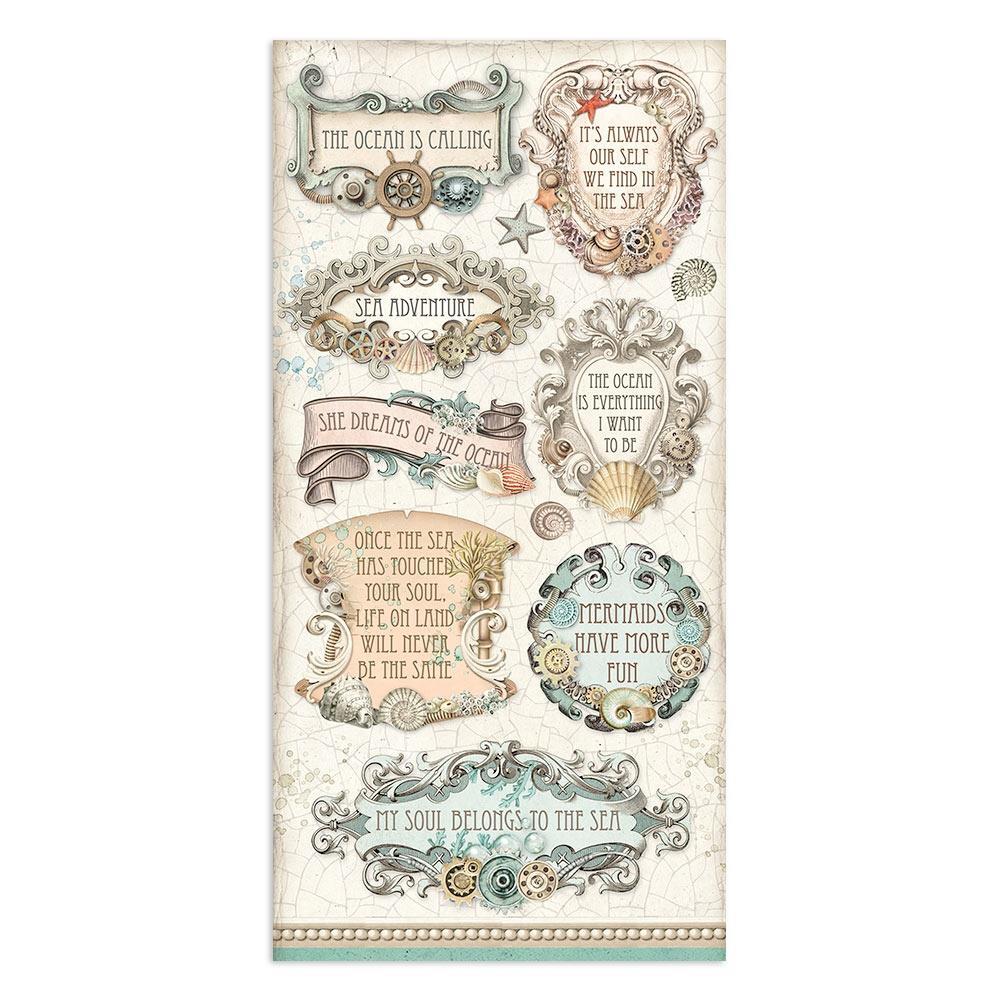Stamperia - Collectables - Songs Of The Sea 6"x12" Pad