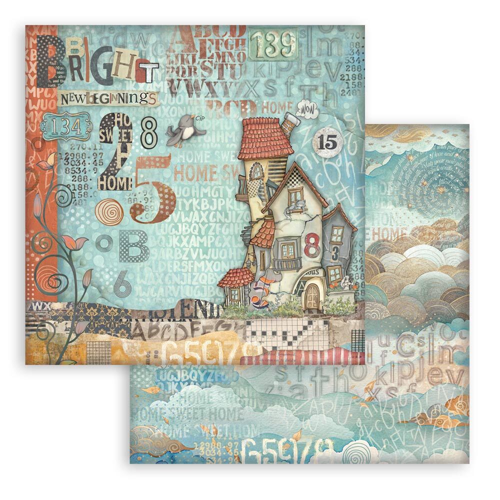 Stameria - Furry Friends 12" x 12" Maxi Pad