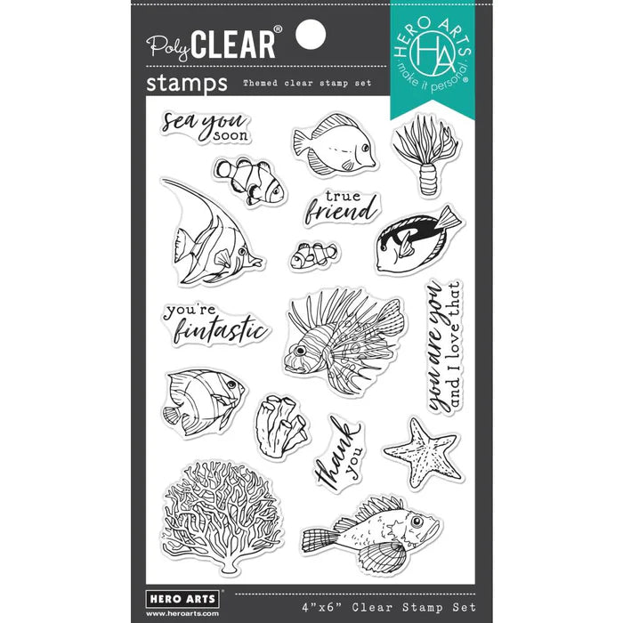 Hero Arts - Clear Stamp Tropical Fish