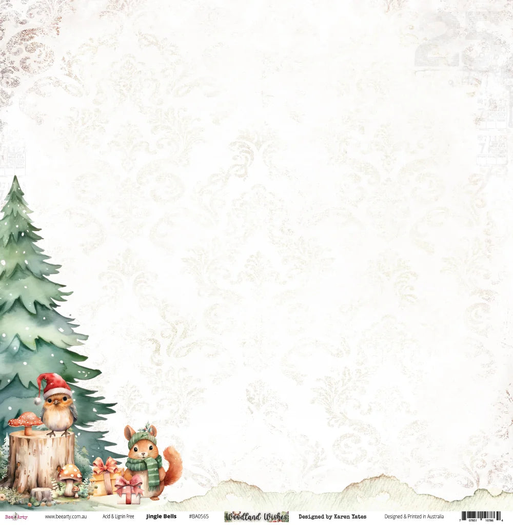 Bee Arty - Woodland Wishes - Mini collection Paper Pack 12"x12"