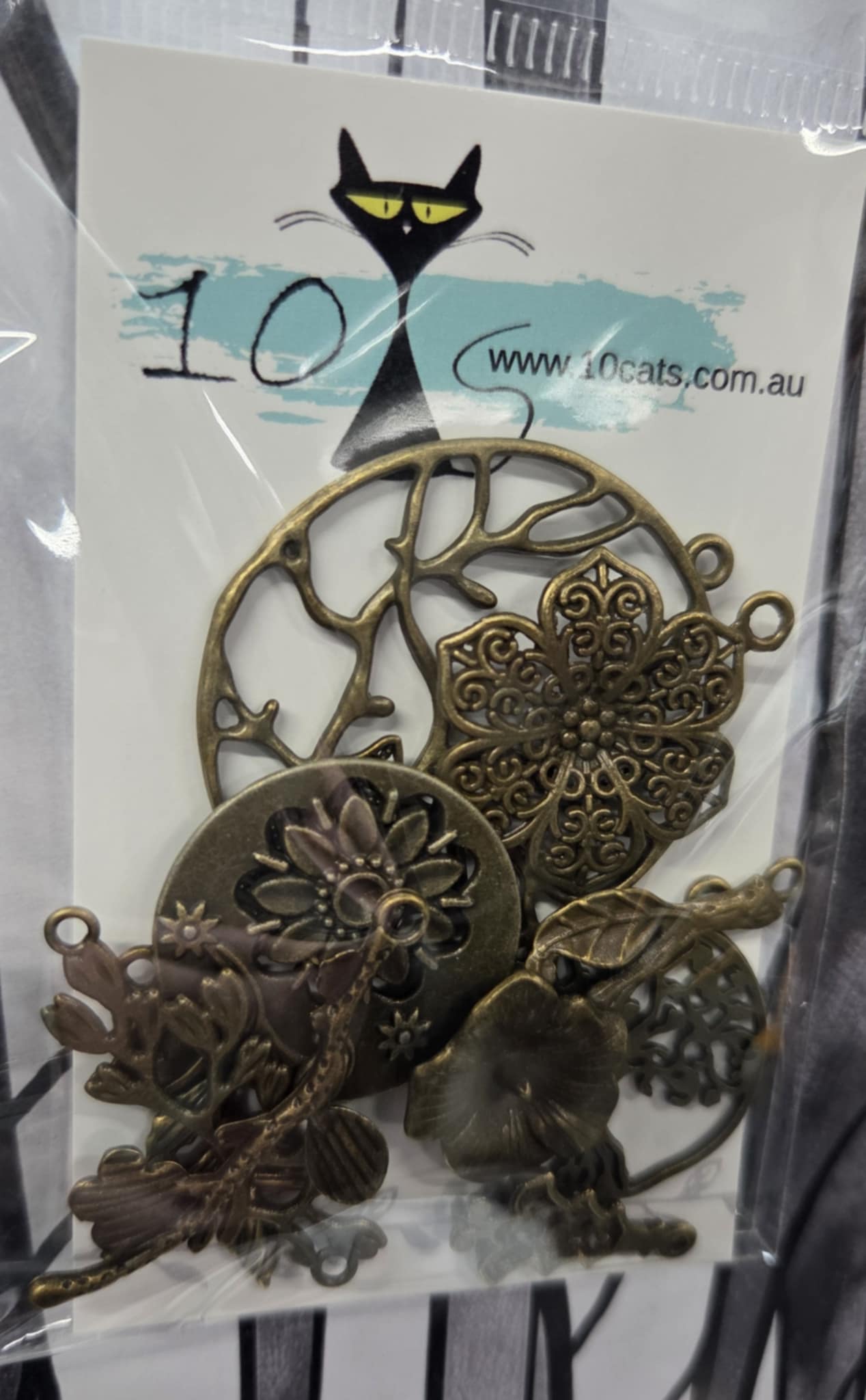 Metal Embellishments - Natures Goodness 11pcs