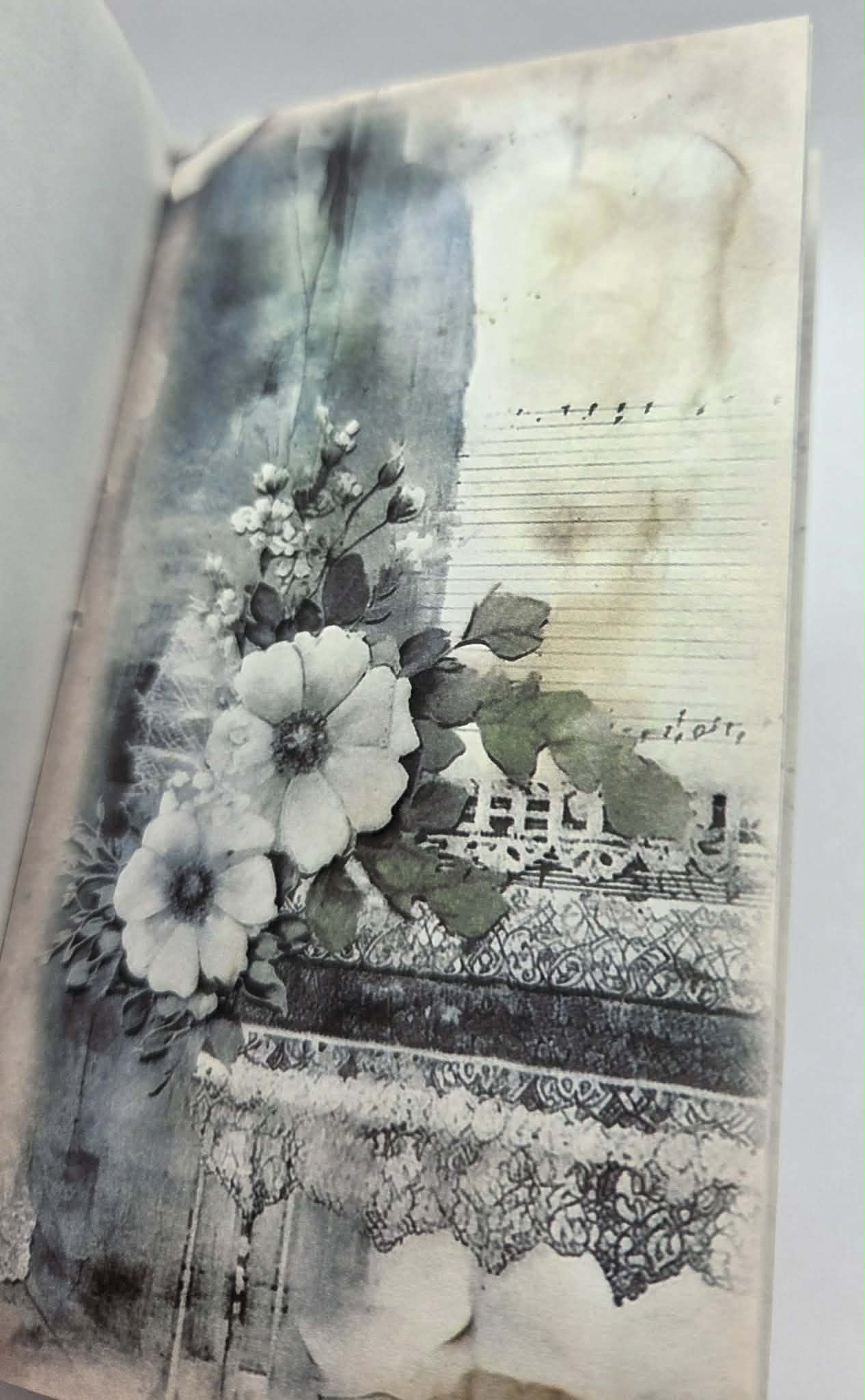 Mini Background Pad - Shabby Floral
